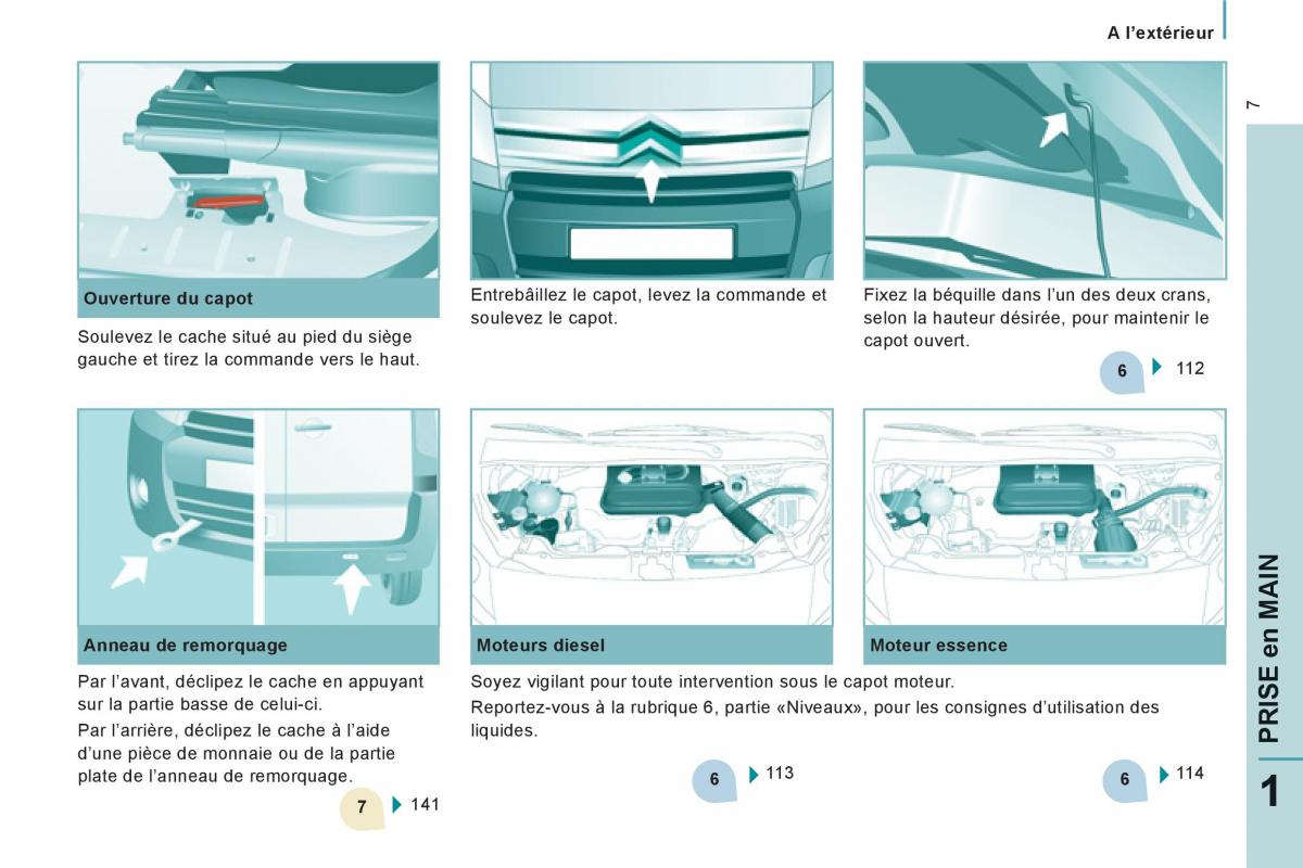 Citroen Jumpy Atlante II 2 manuel du proprietaire / page 9