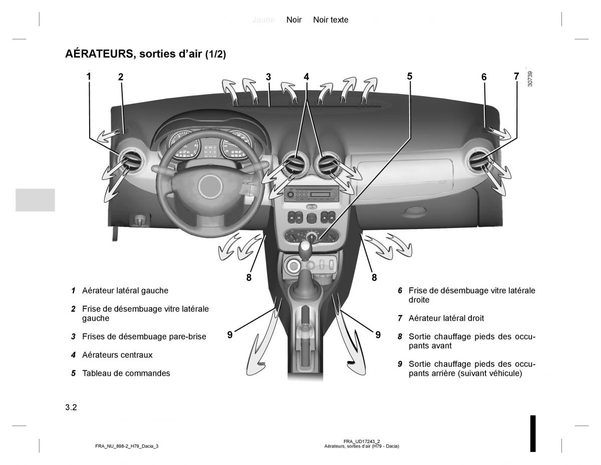 Dacia Duster I 1 manuel du proprietaire / page 80