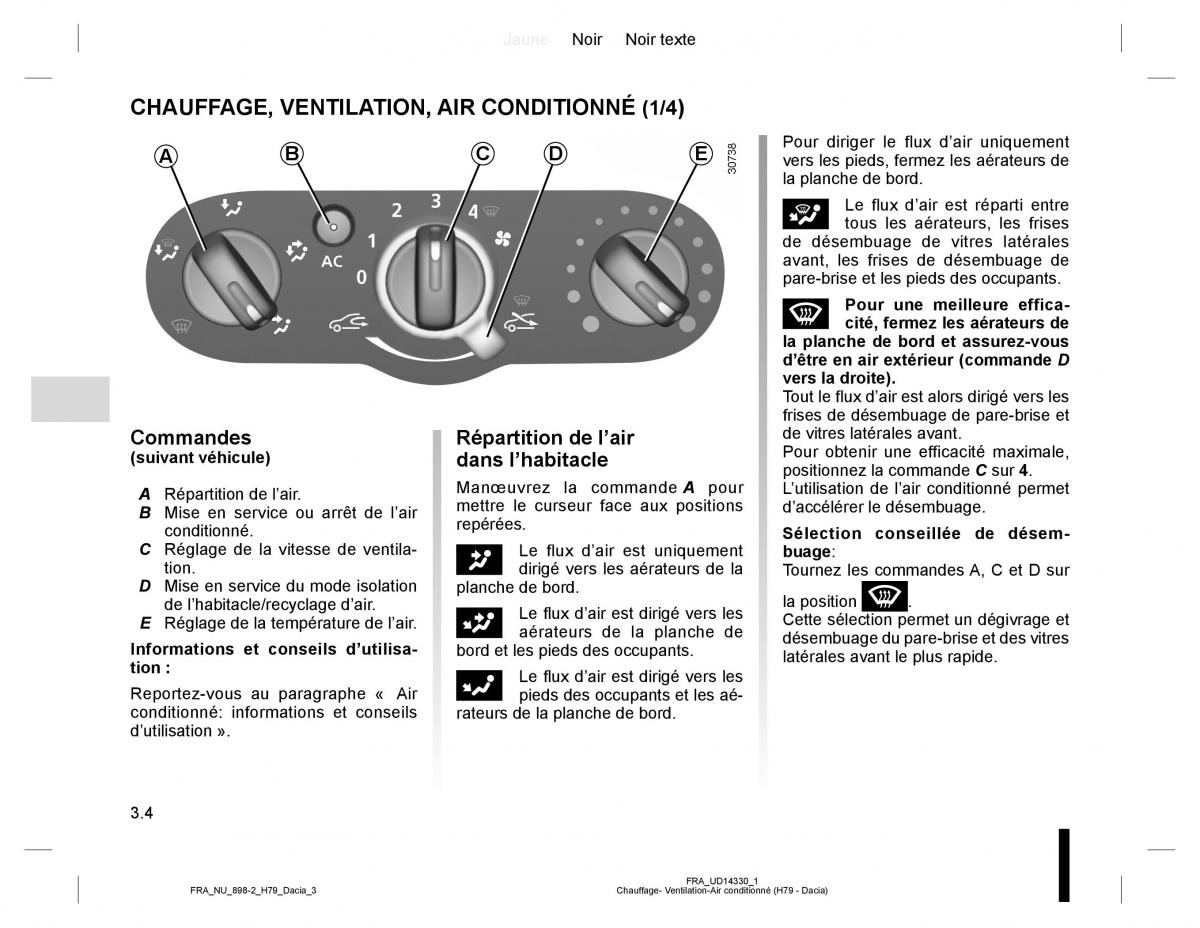 Dacia Duster I 1 manuel du proprietaire / page 82