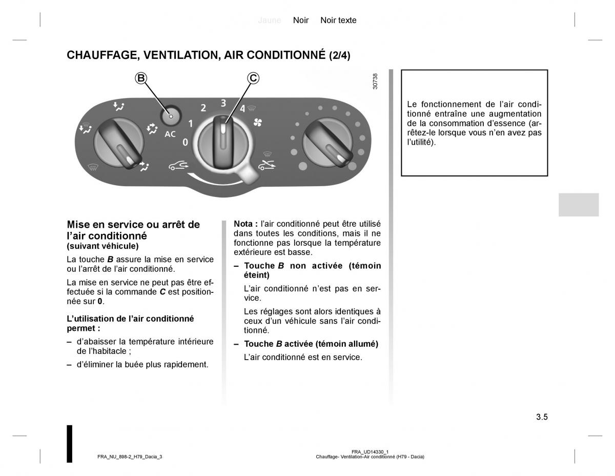 Dacia Duster I 1 manuel du proprietaire / page 83