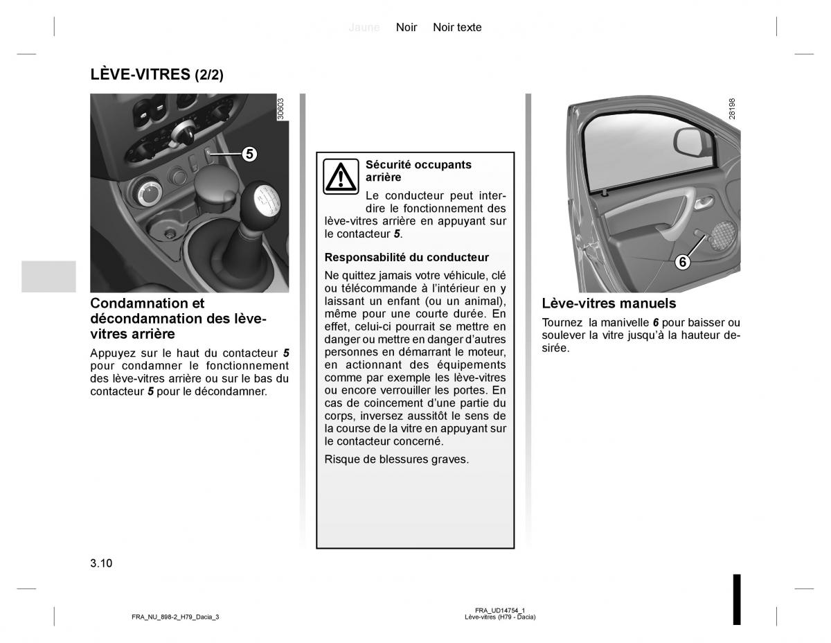 Dacia Duster I 1 manuel du proprietaire / page 88
