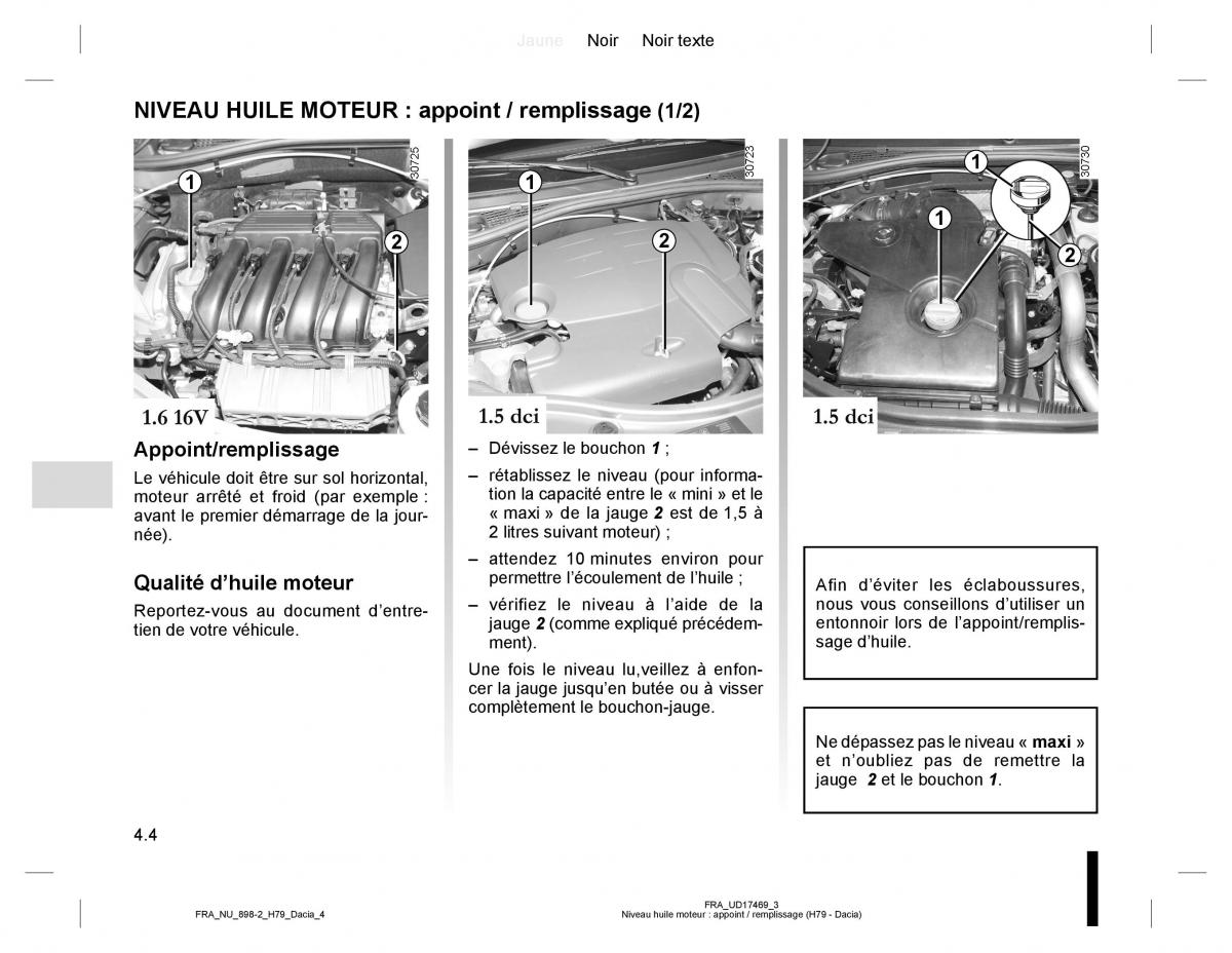 Dacia Duster I 1 manuel du proprietaire / page 104