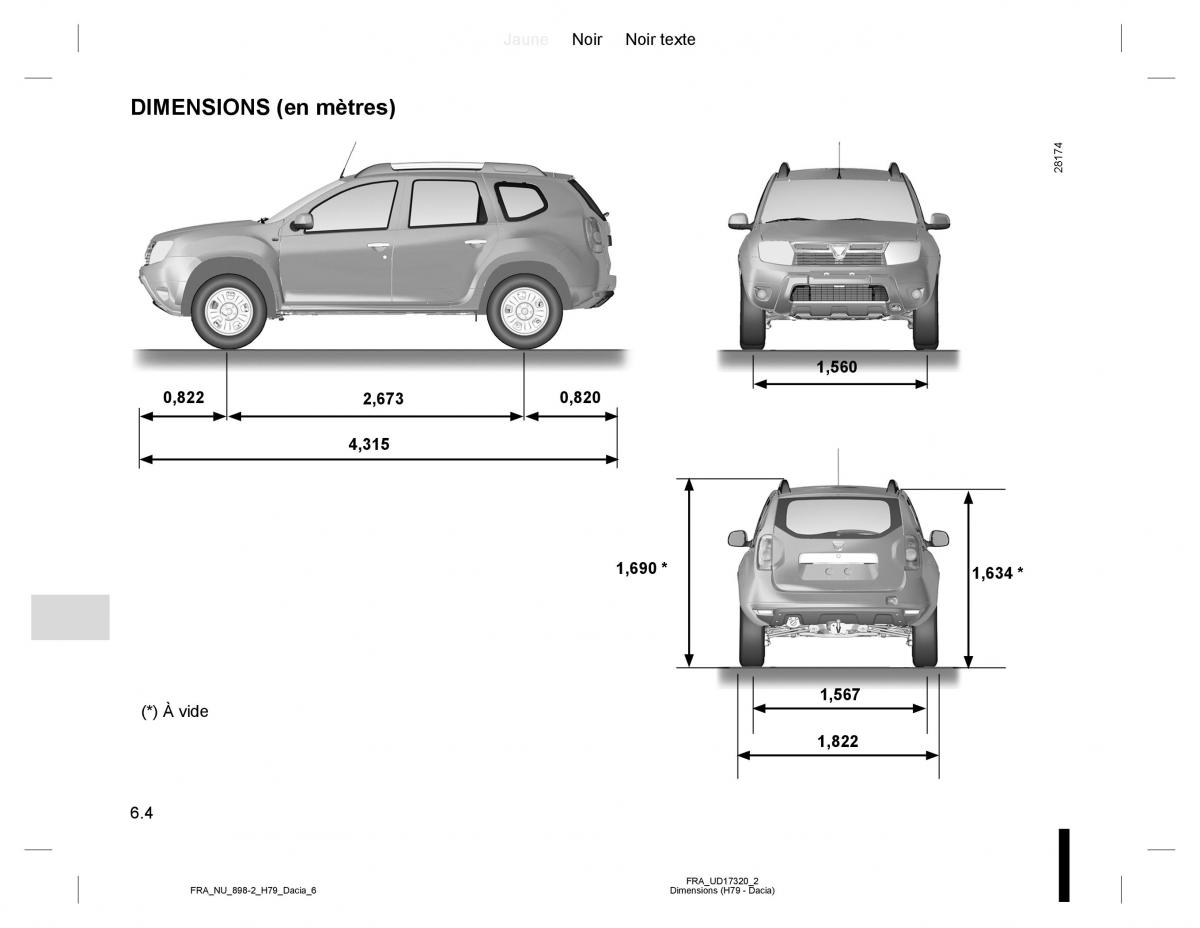 Dacia Duster I 1 manuel du proprietaire / page 162
