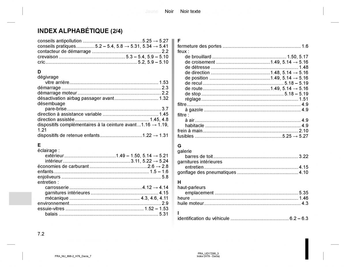 manual  Dacia Duster I 1 manuel du proprietaire / page 168
