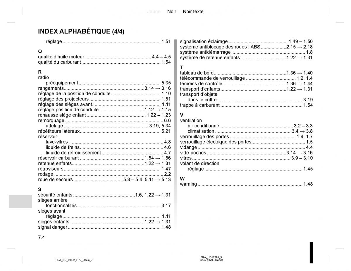 manual  Dacia Duster I 1 manuel du proprietaire / page 170
