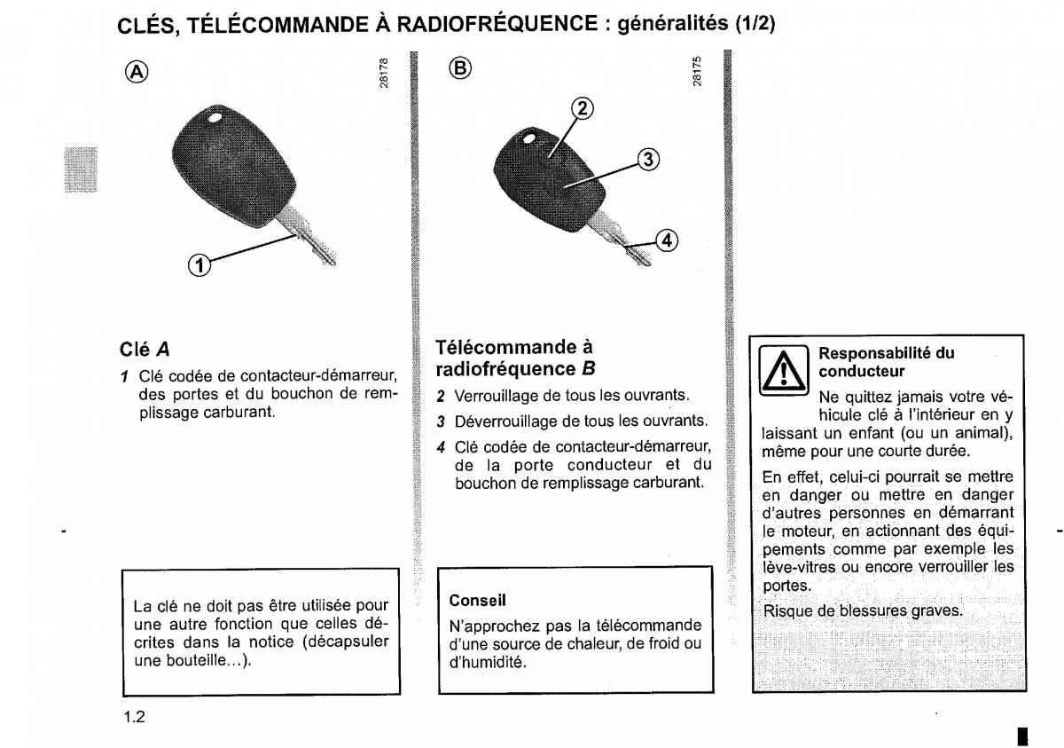 manual  Dacia Duster I 1 FL manuel du proprietaire / page 8