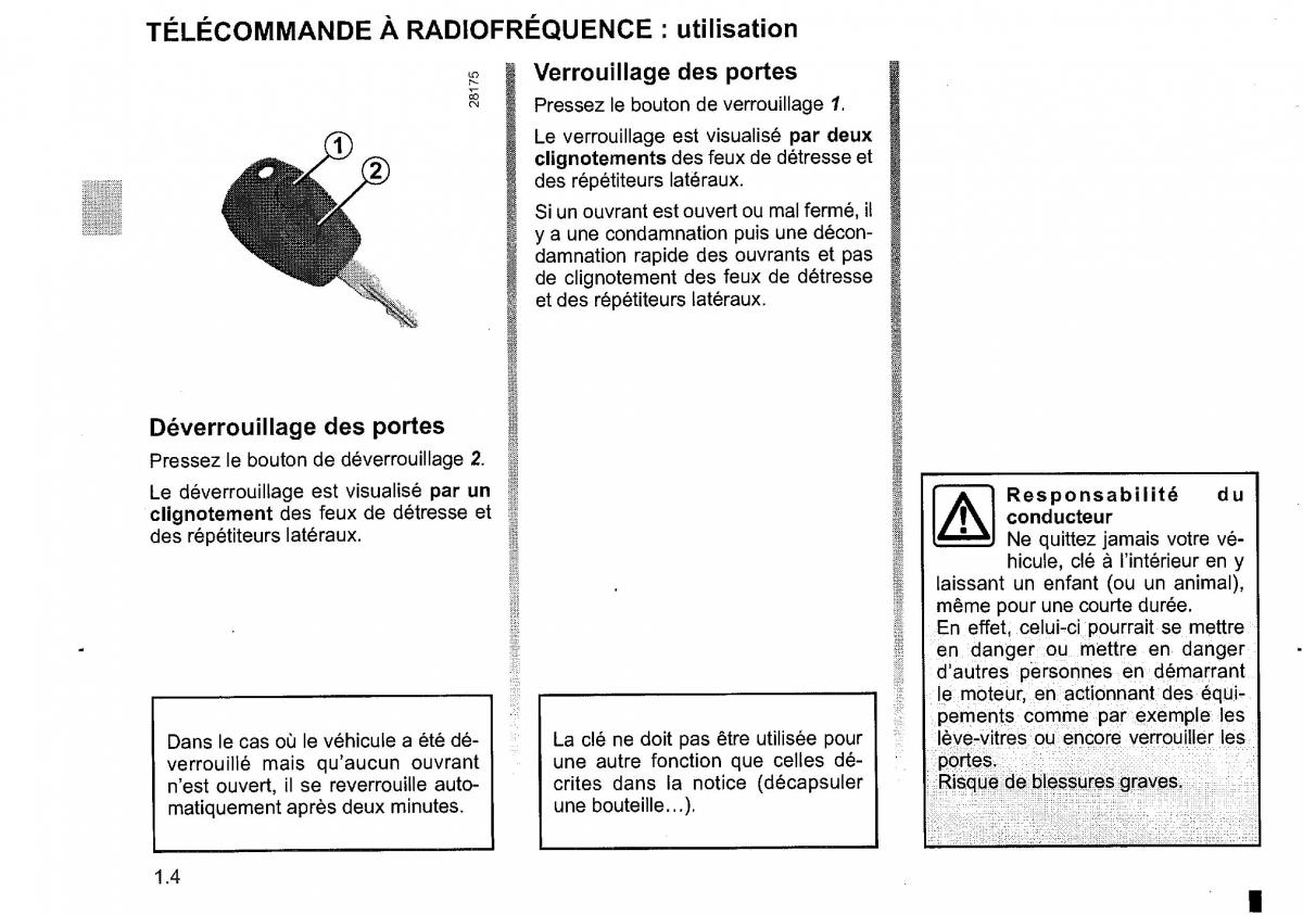 manual  Dacia Duster I 1 FL manuel du proprietaire / page 10