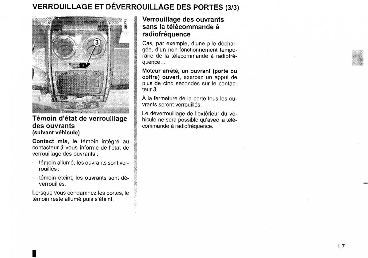 manual  Dacia Duster I 1 FL manuel du proprietaire / page 13