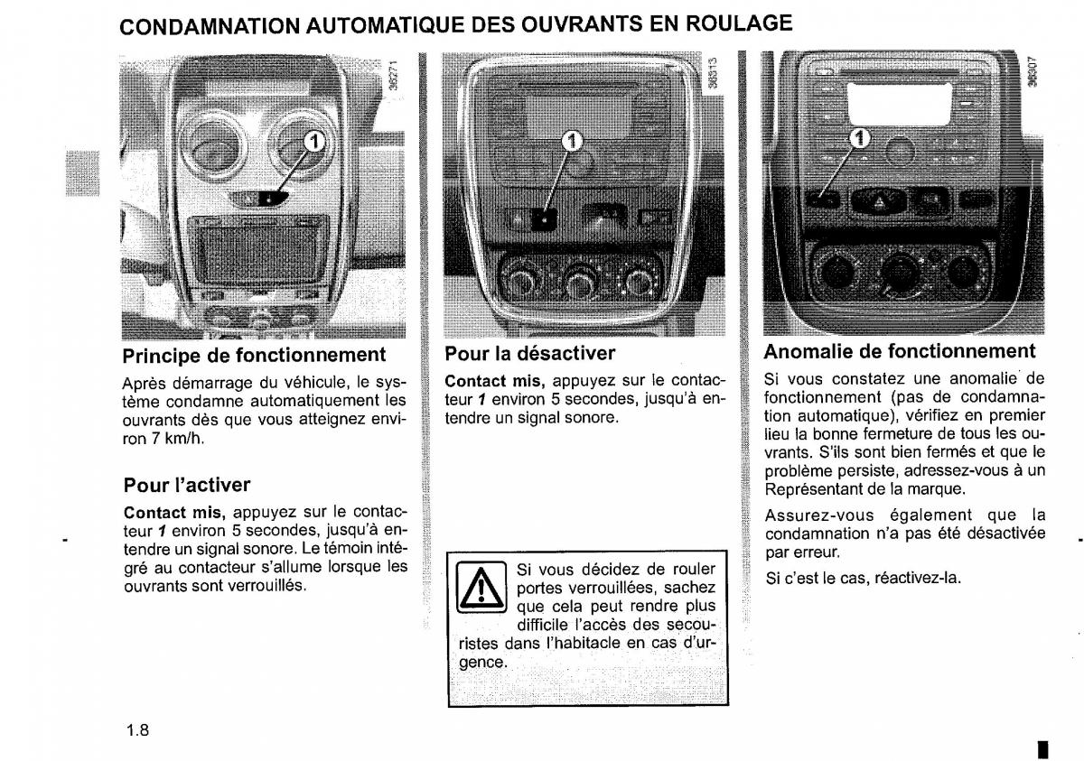 manual  Dacia Duster I 1 FL manuel du proprietaire / page 14