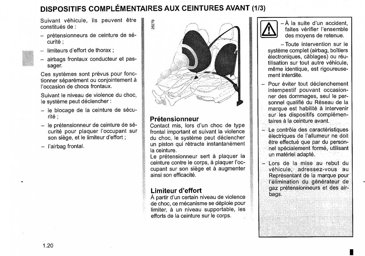 Dacia Duster I 1 FL manuel du proprietaire / page 26