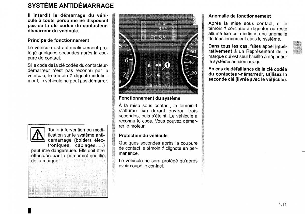 Dacia Duster I 1 FL manuel du proprietaire / page 17