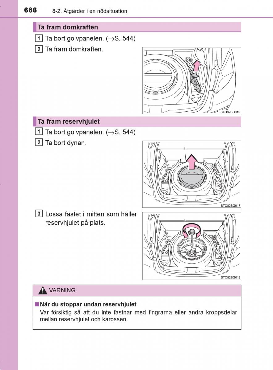 Toyota C HR instruktionsbok / page 686