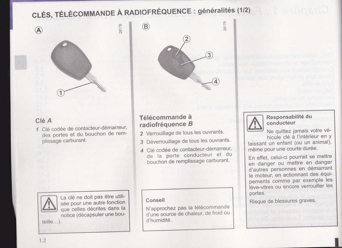 manual  Dacia Lodgy manuel du proprietaire / page 6