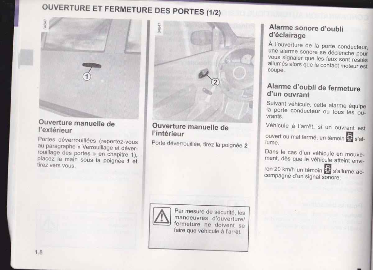 manual  Dacia Lodgy manuel du proprietaire / page 12
