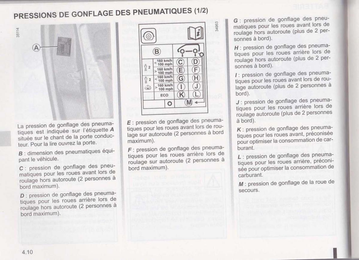 Dacia Lodgy manuel du proprietaire / page 125