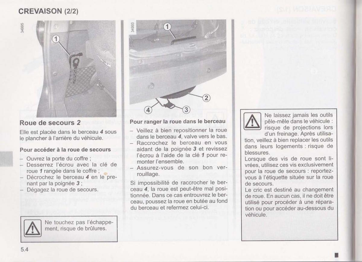 manual  Dacia Lodgy manuel du proprietaire / page 134