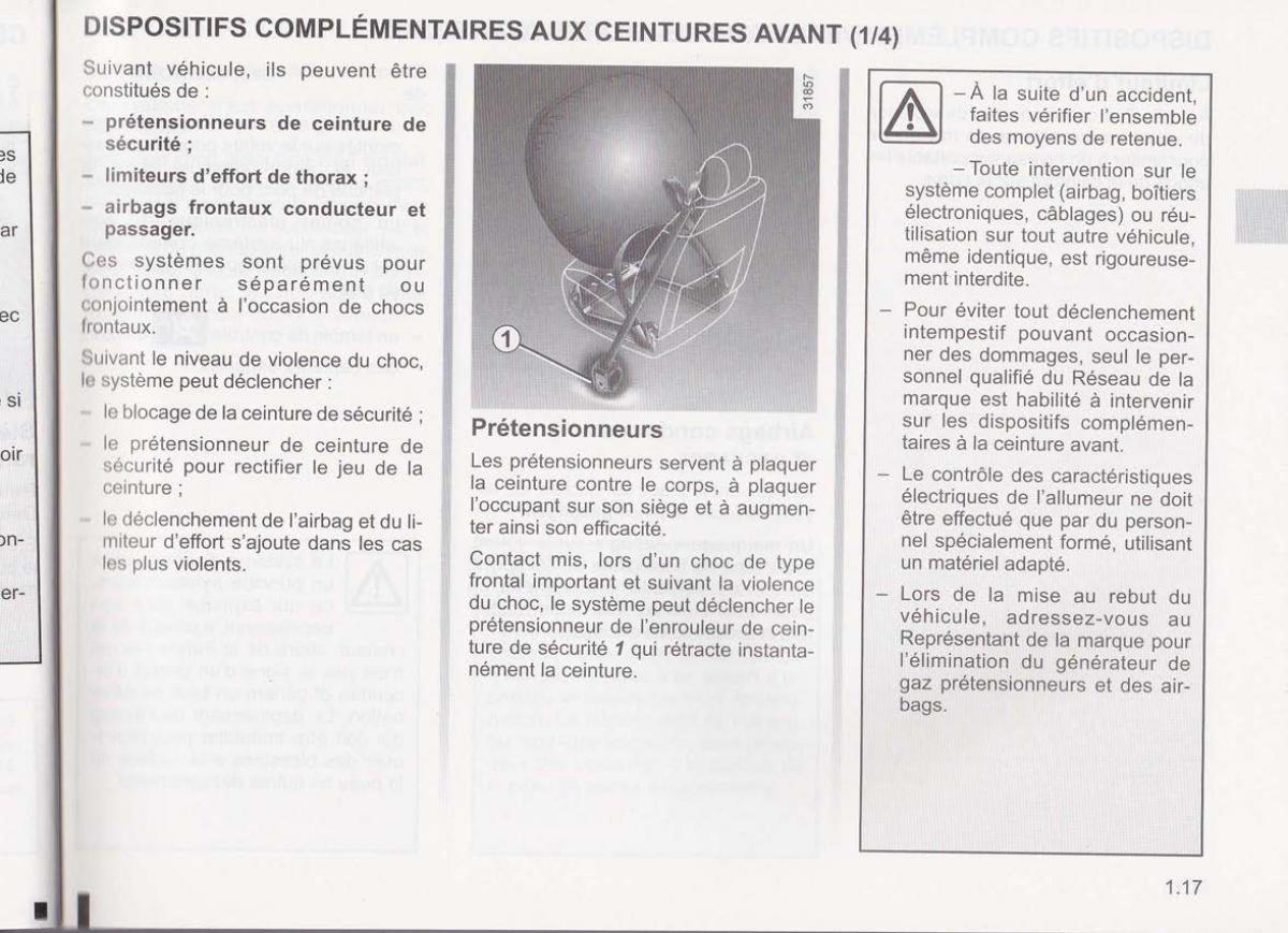 manual  Dacia Lodgy manuel du proprietaire / page 21