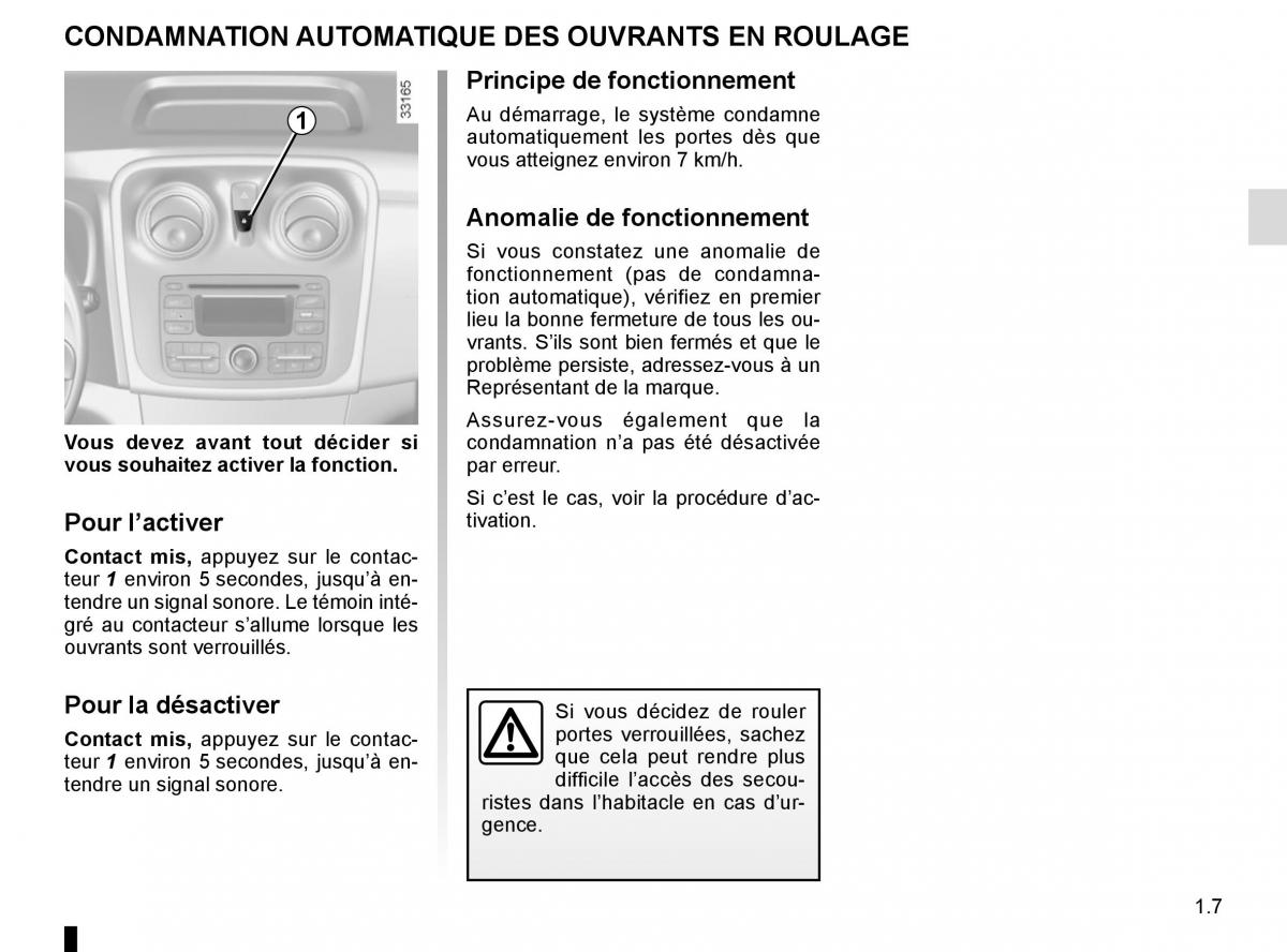 Dacia Logan II 2 manuel du proprietaire / page 12