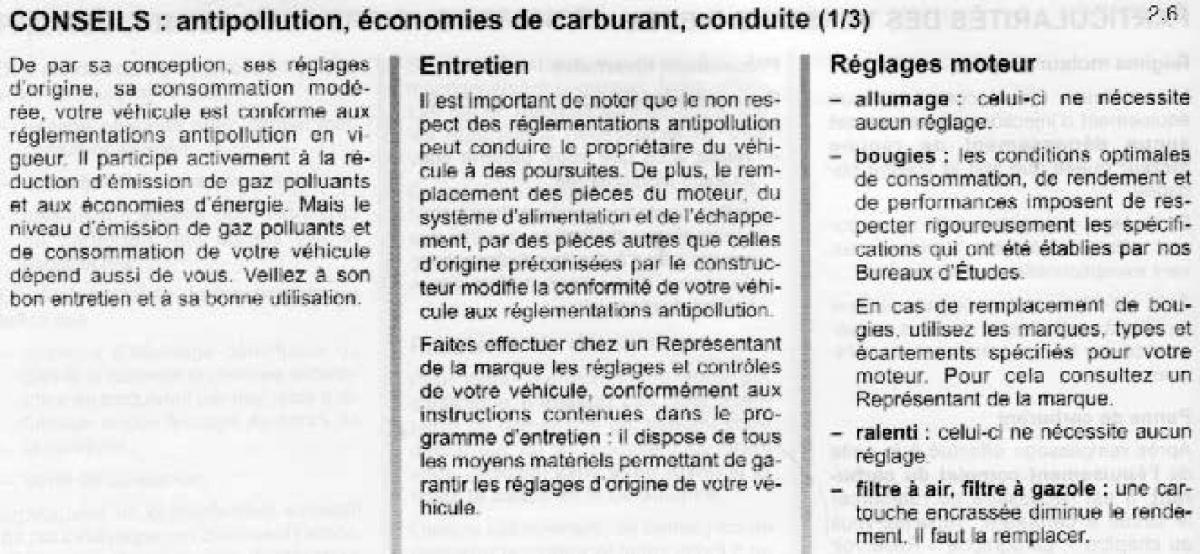 Dacia Sandero I 1 manuel du proprietaire / page 72