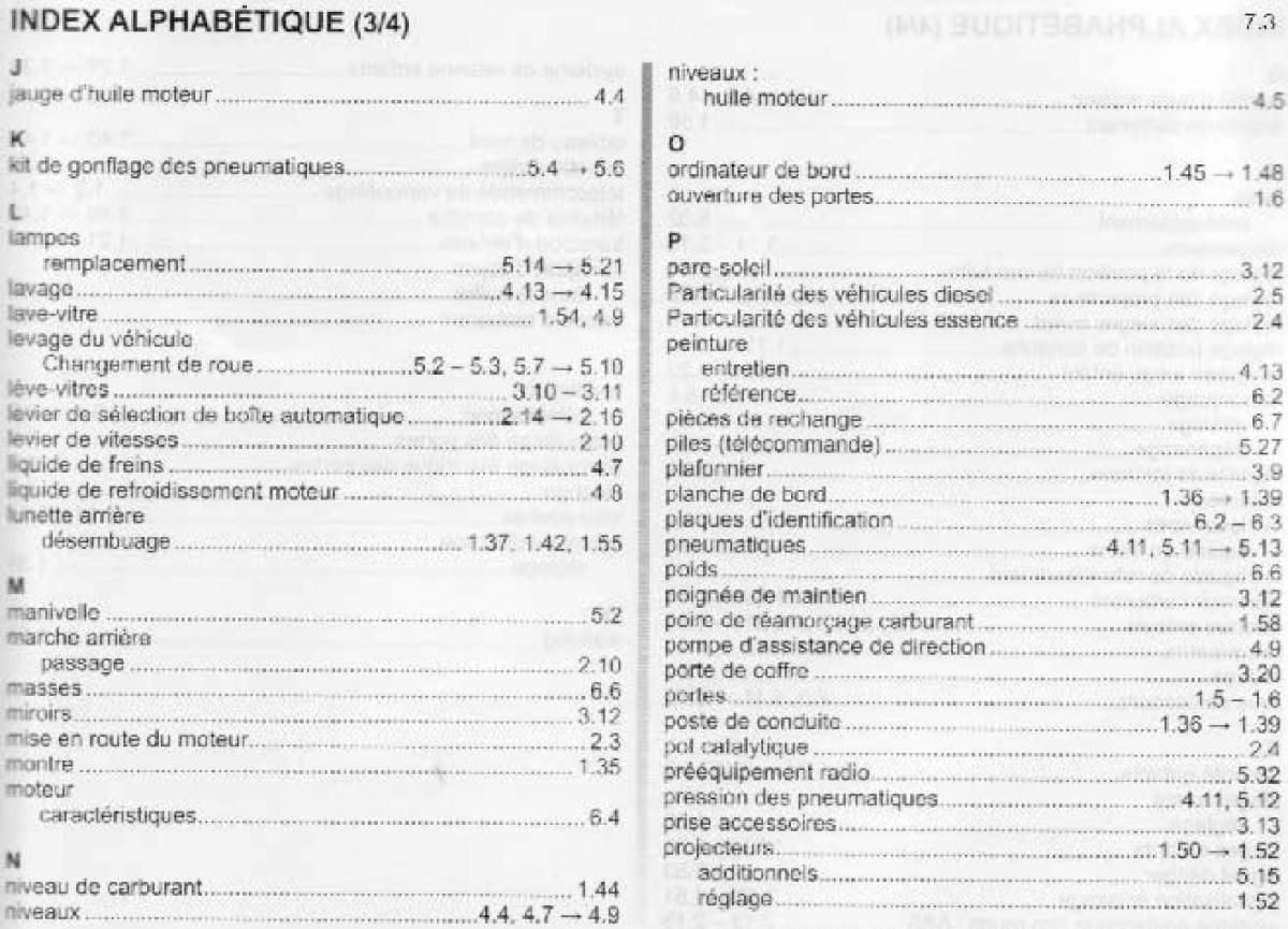 Dacia Sandero I 1 manuel du proprietaire / page 159