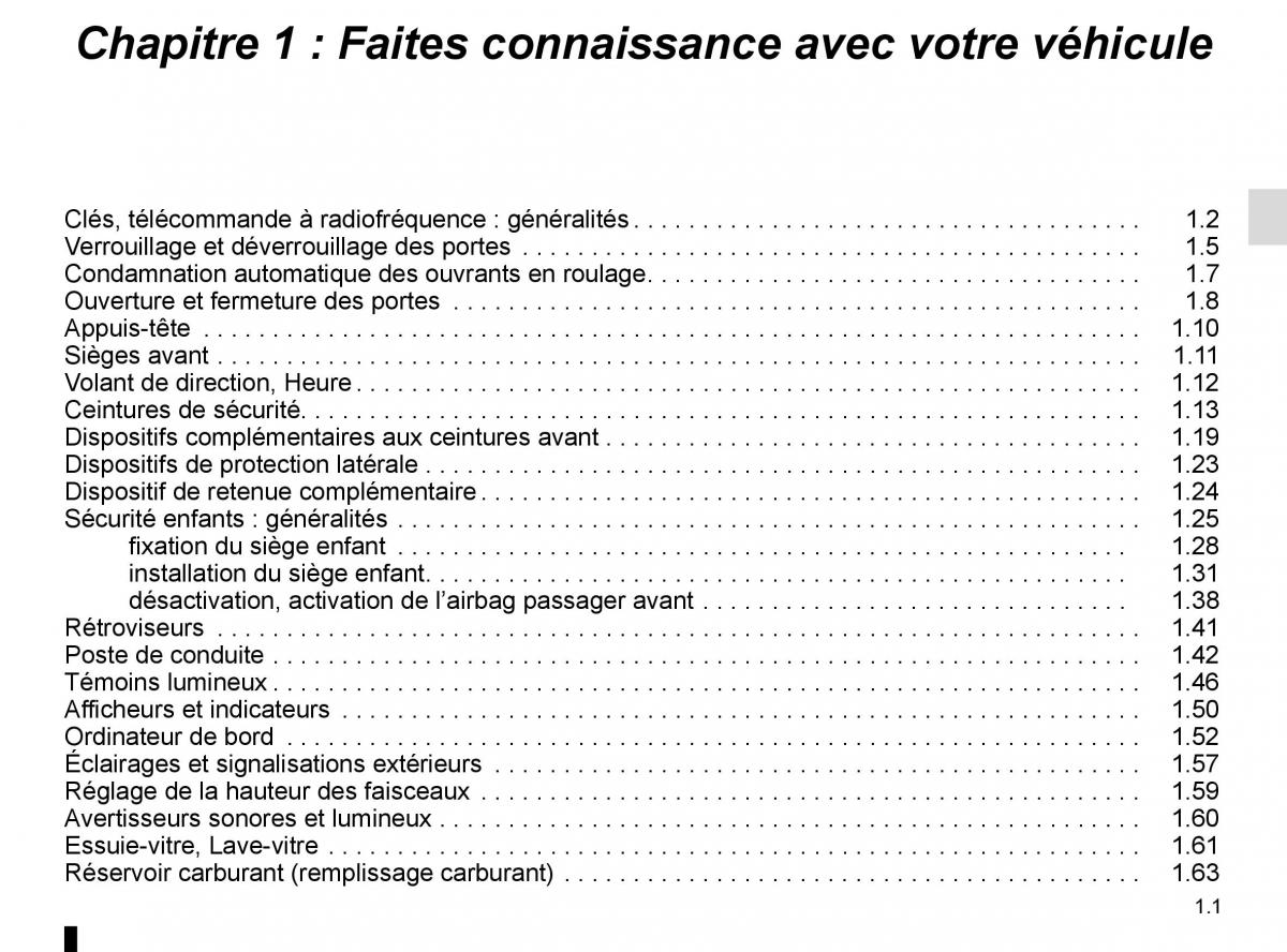 Dacia Sandero II 2 manuel du proprietaire / page 6