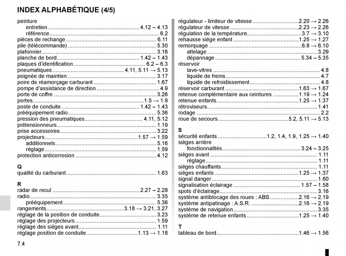 Dacia Sandero II 2 manuel du proprietaire / page 223