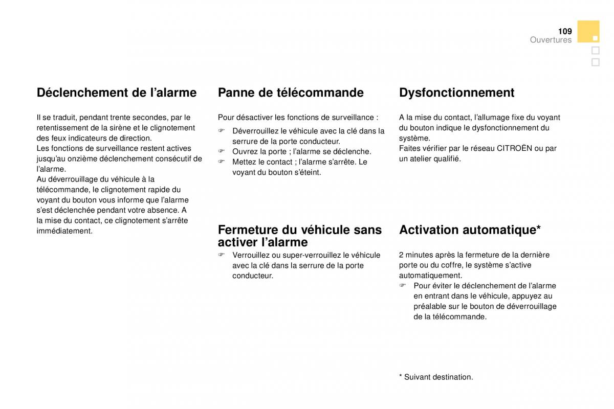 DS4 manuel du proprietaire / page 98