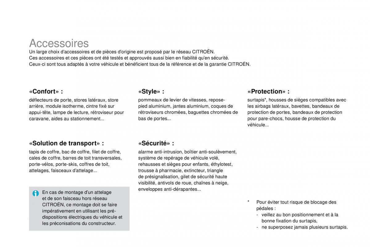 DS4 manuel du proprietaire / page 249
