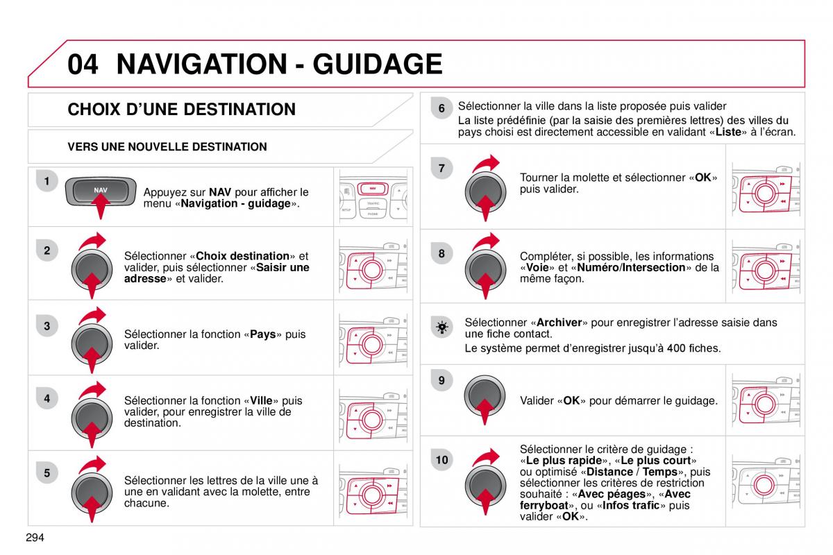 DS4 manuel du proprietaire / page 266