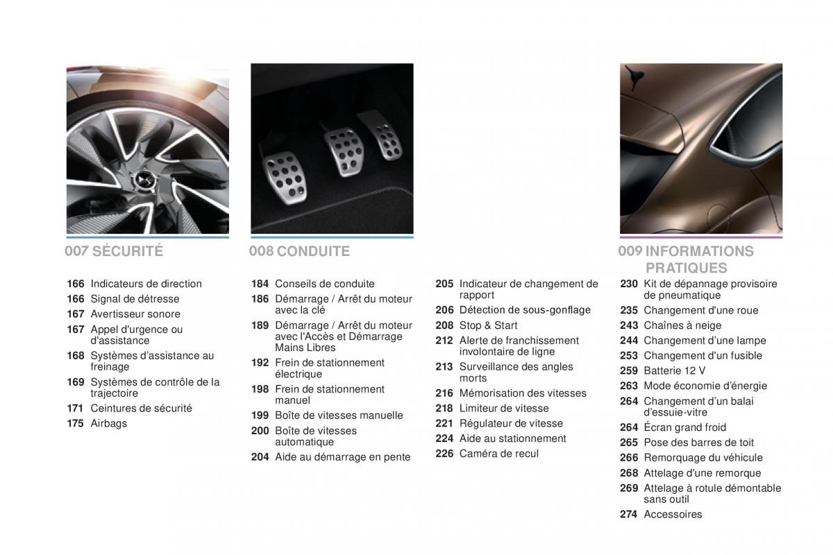 manual  DS4 manuel du proprietaire / page 6