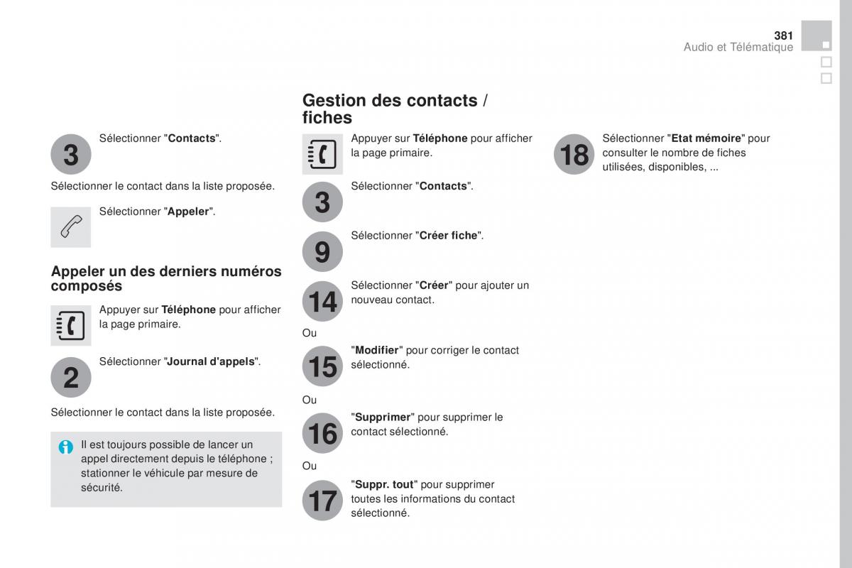 DS4 manuel du proprietaire / page 383