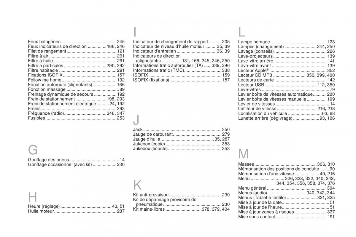 manual  DS4 manuel du proprietaire / page 426
