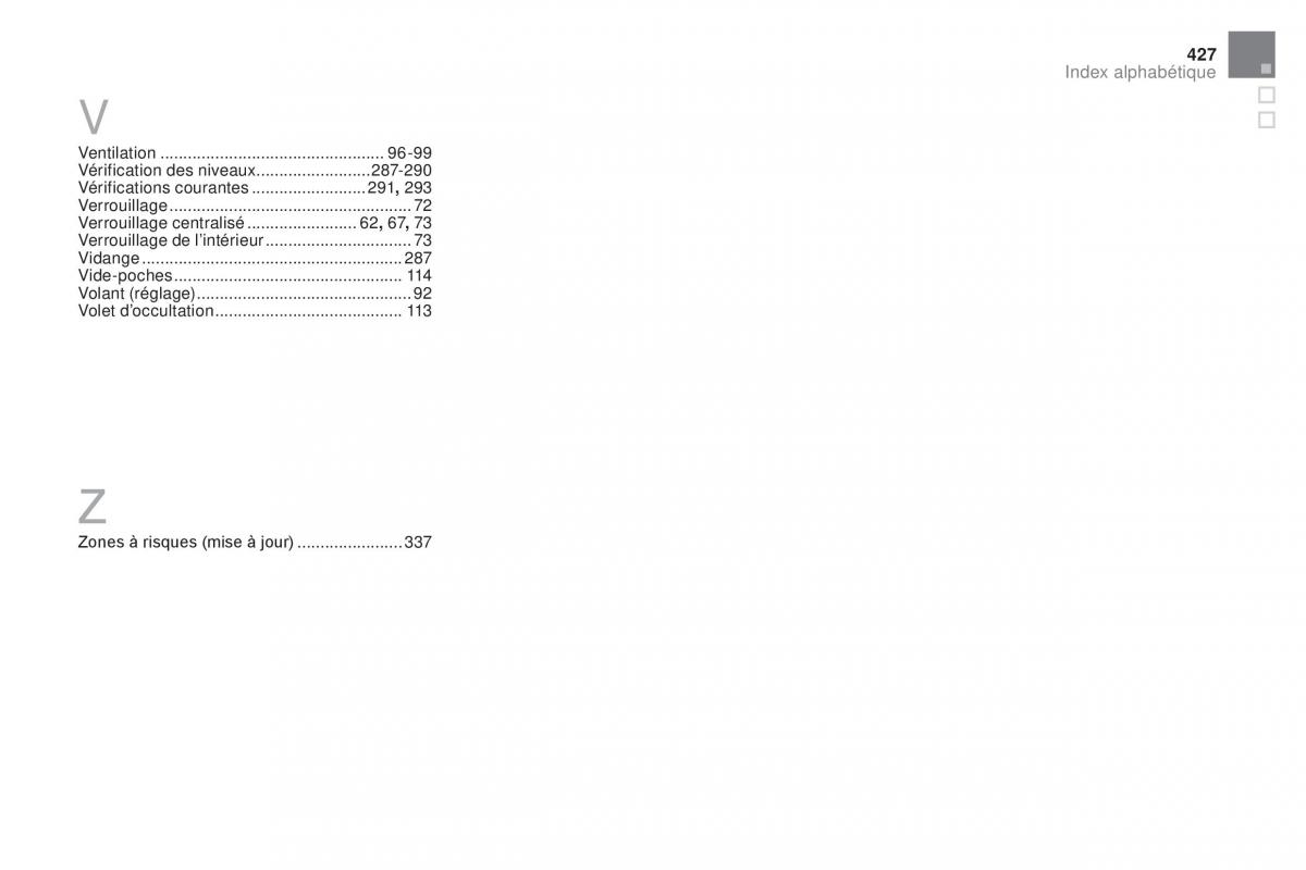 DS4 manuel du proprietaire / page 429