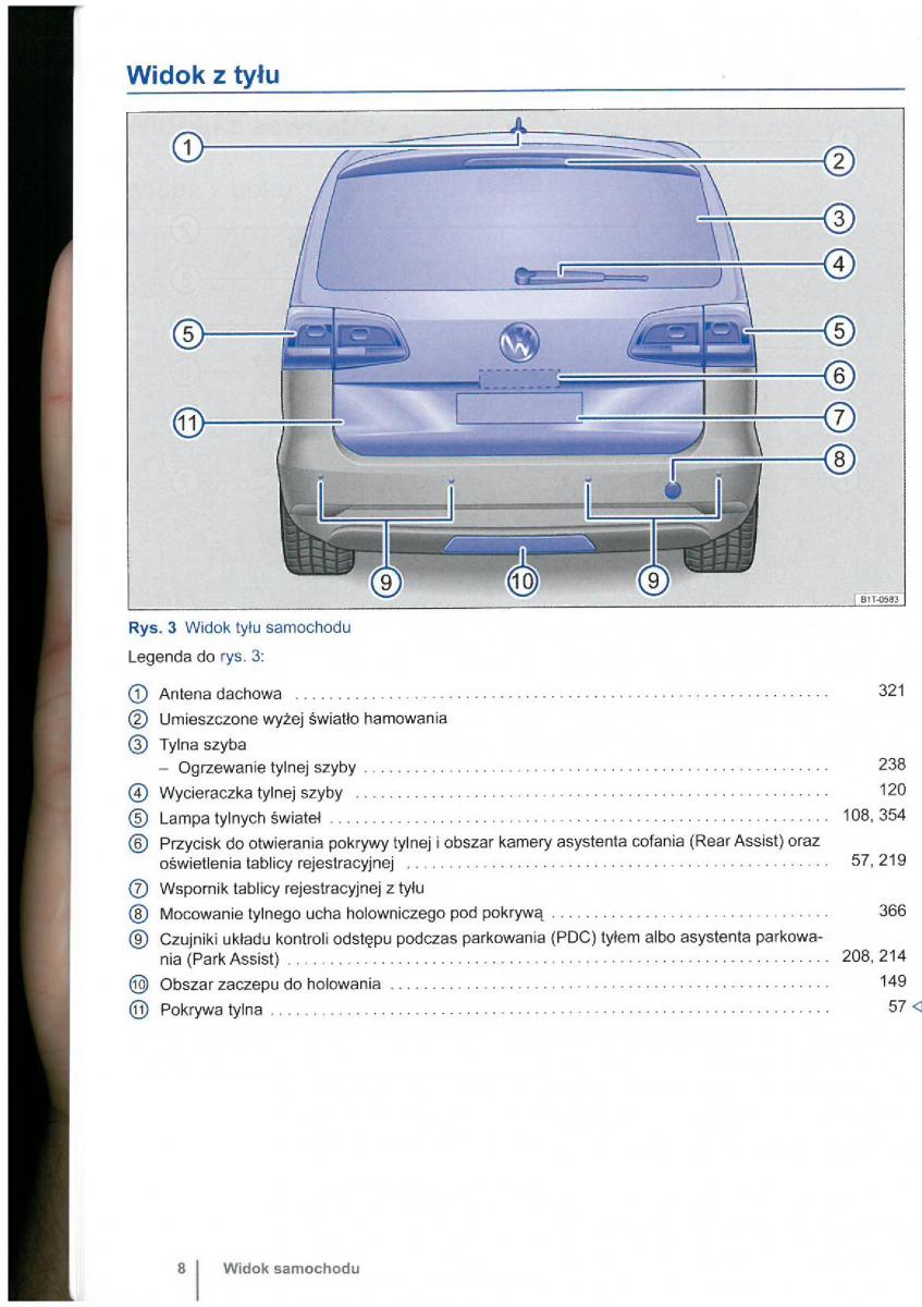 VW Touran I 1 2FL instrukcja obslugi / page 10