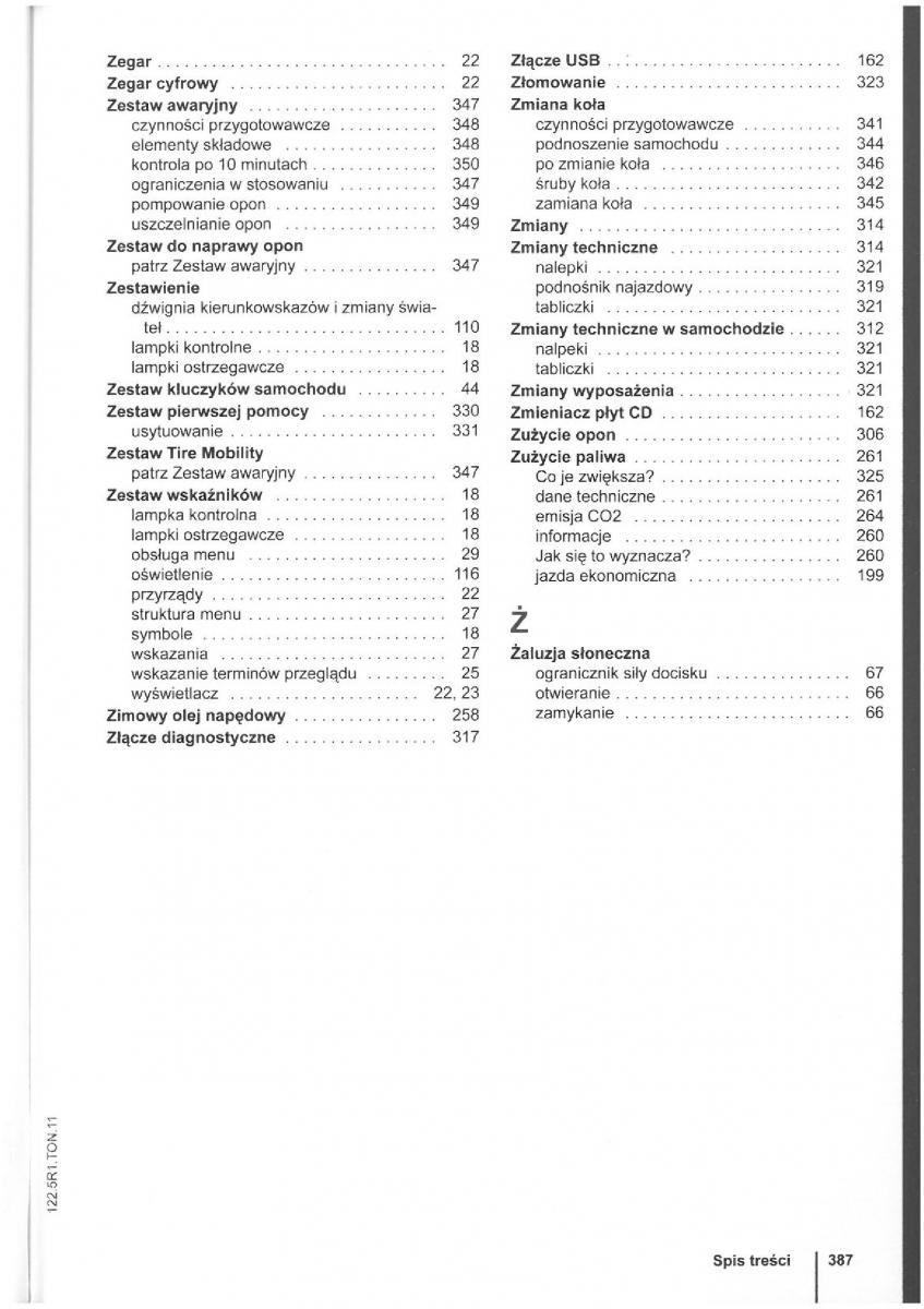 VW Touran I 1 2FL instrukcja obslugi / page 389