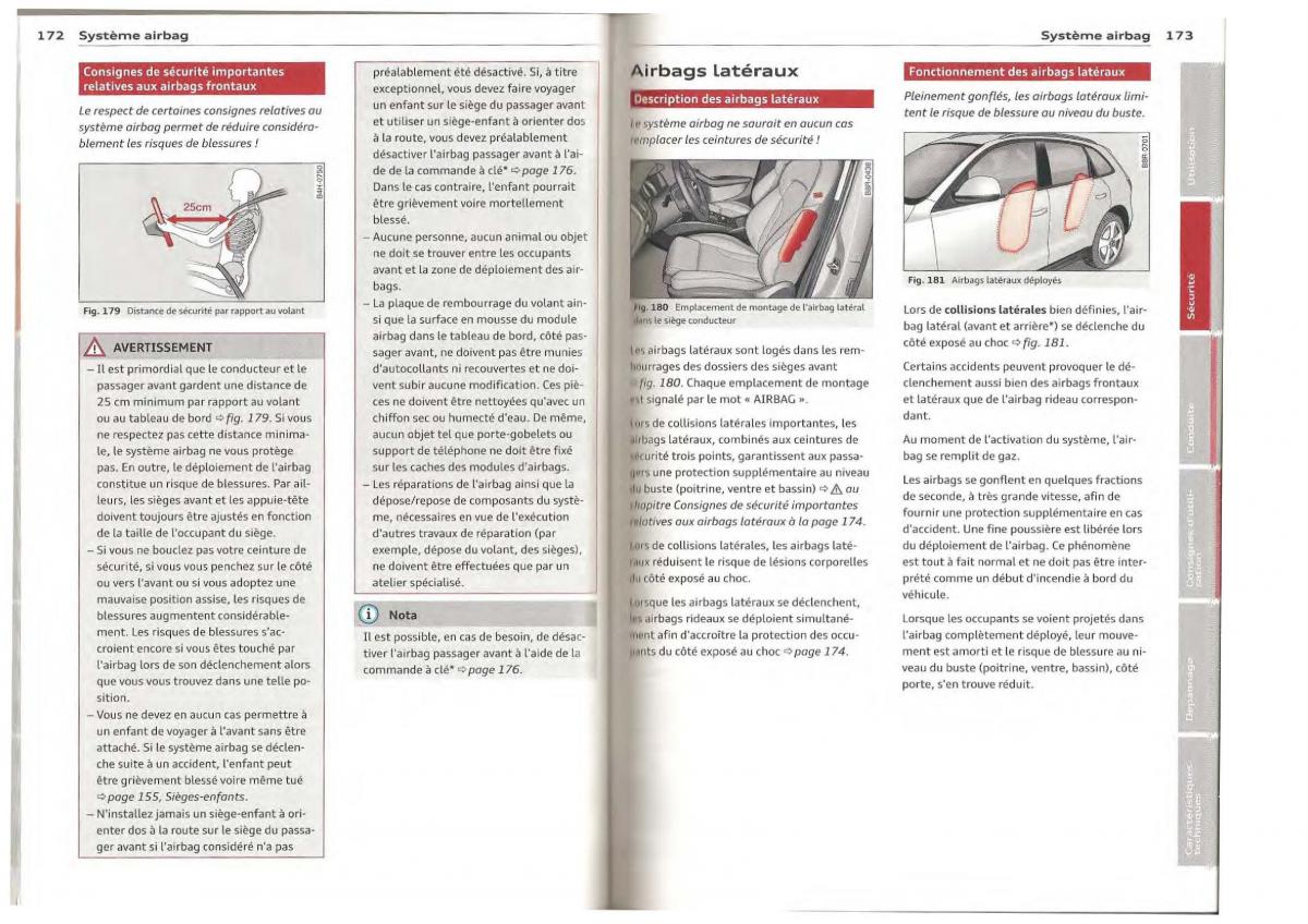 Audi Q5 SQ5 I 1 manuel du proprietaire / page 67