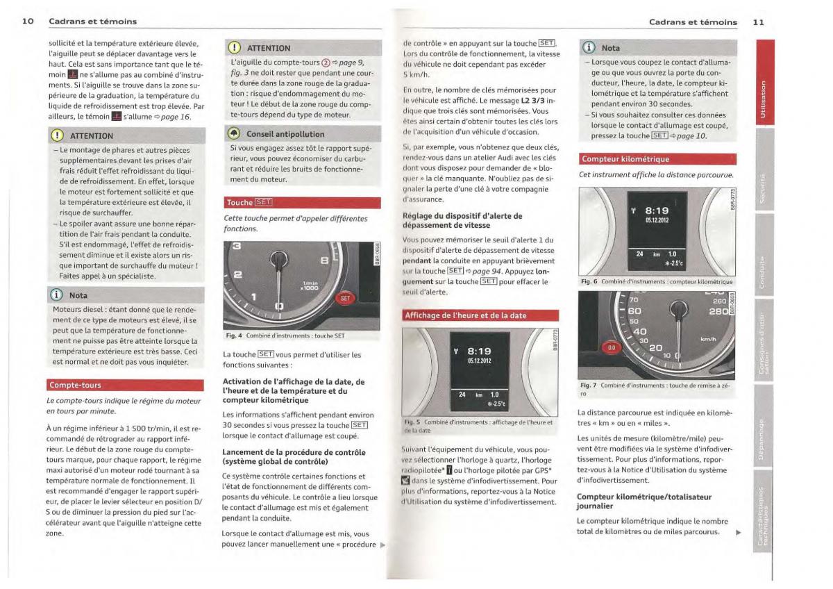 Audi Q5 SQ5 I 1 manuel du proprietaire / page 6