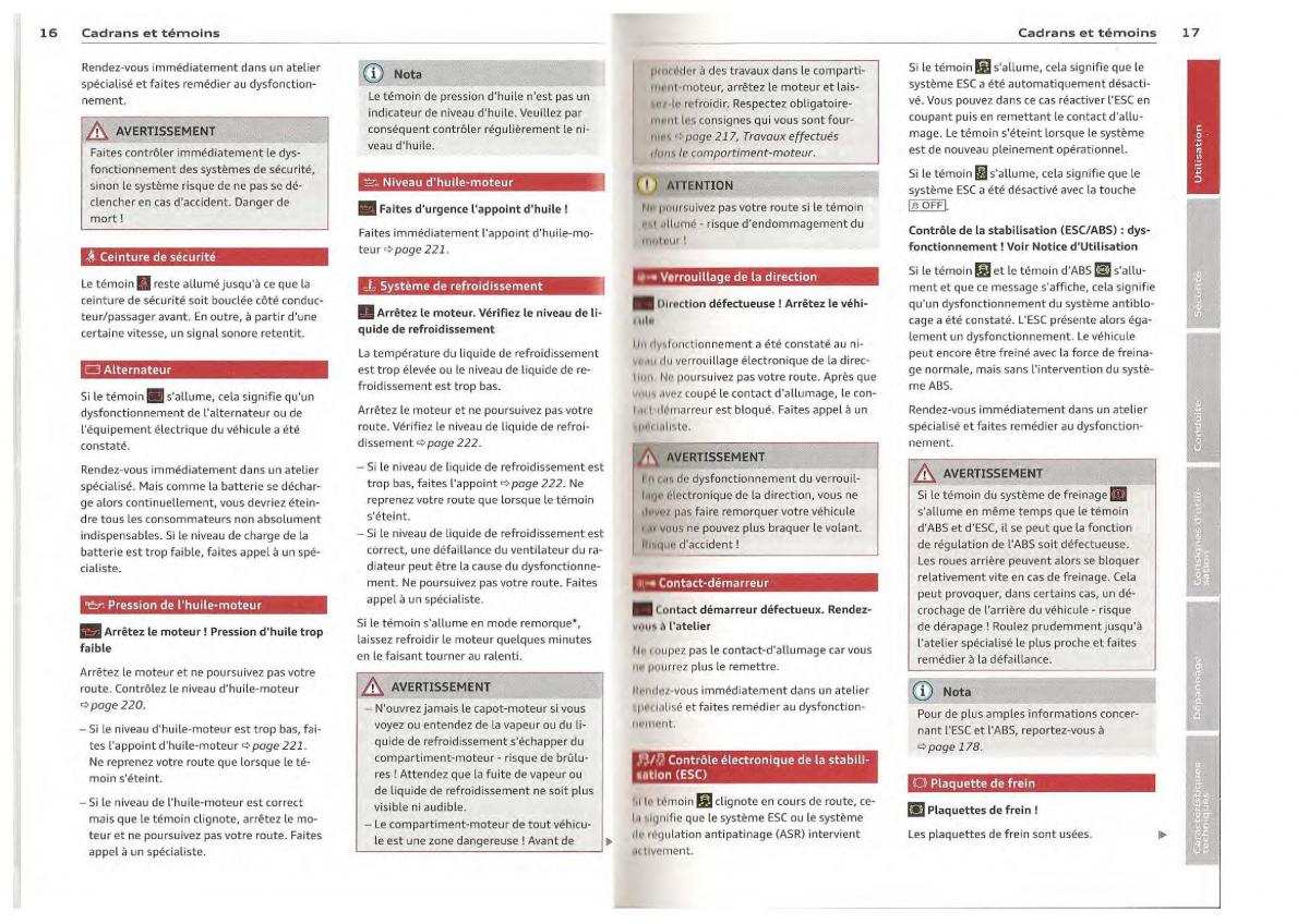 Audi Q5 SQ5 I 1 manuel du proprietaire / page 9