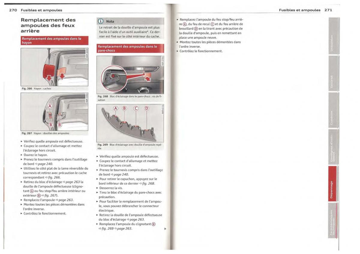Audi Q5 SQ5 I 1 manuel du proprietaire / page 116