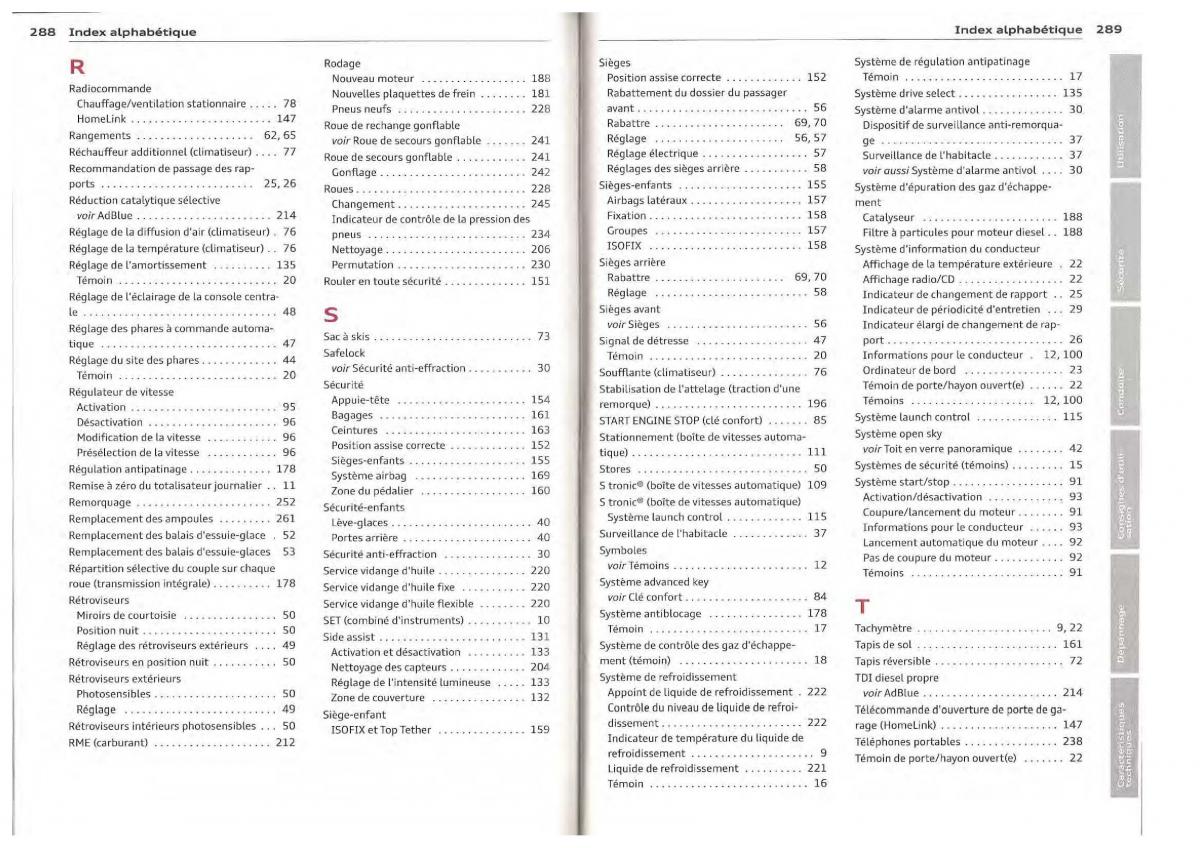 Audi Q5 SQ5 I 1 manuel du proprietaire / page 125