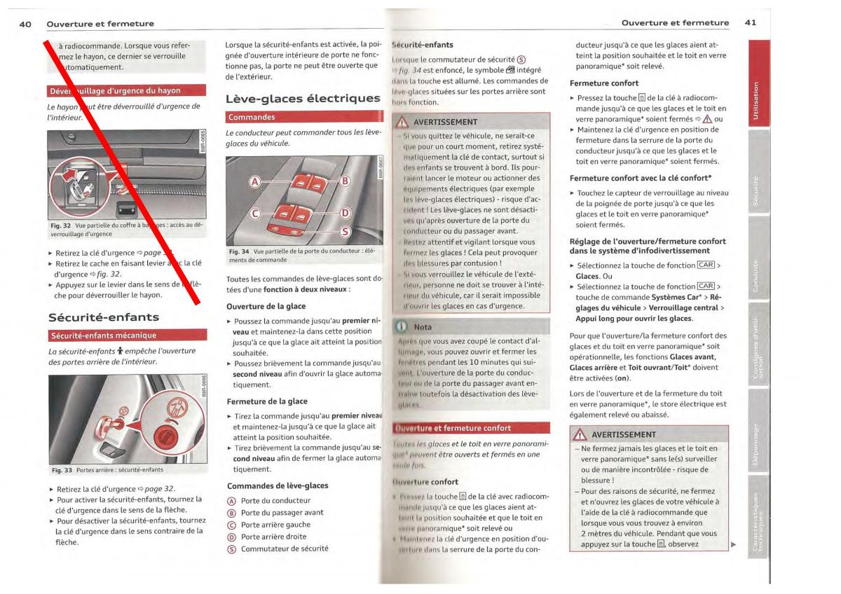 Audi Q5 SQ5 I 1 manuel du proprietaire / page 21