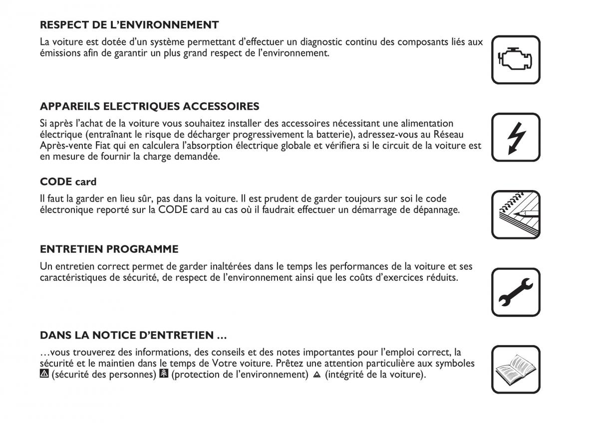 Fiat Multipla II 2 manuel du proprietaire / page 4