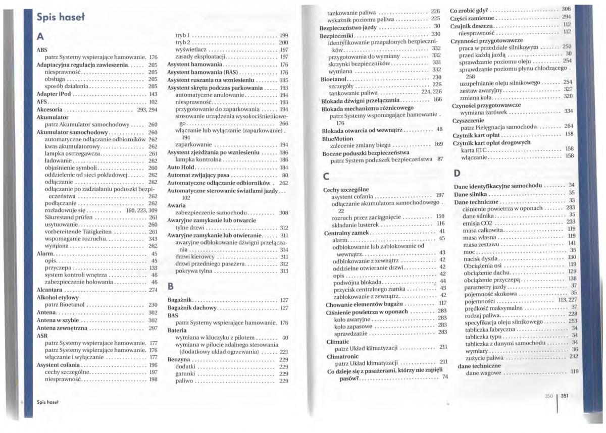 VW Tiguan I 1 instrukcja obslugi / page 177