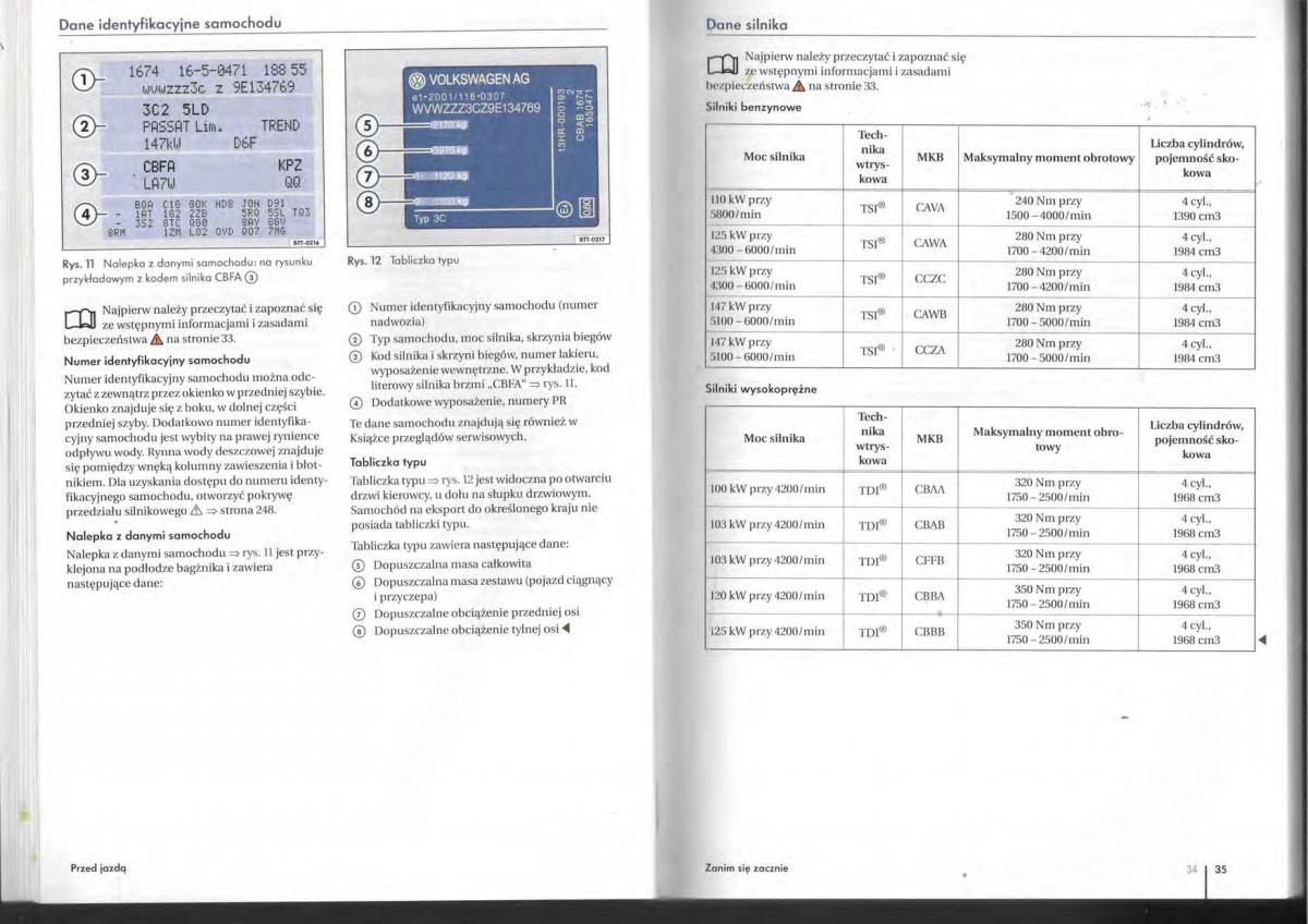 VW Tiguan I 1 instrukcja obslugi / page 19