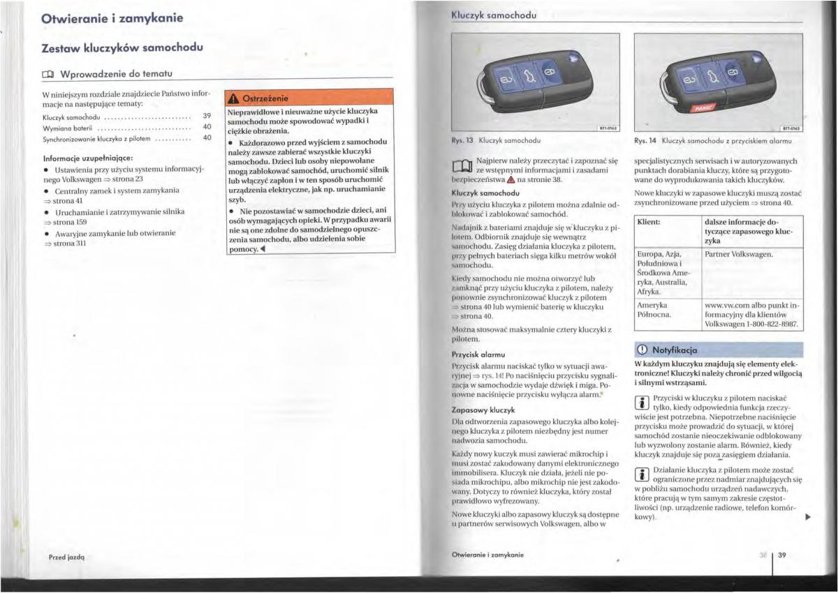 VW Tiguan I 1 instrukcja obslugi / page 21