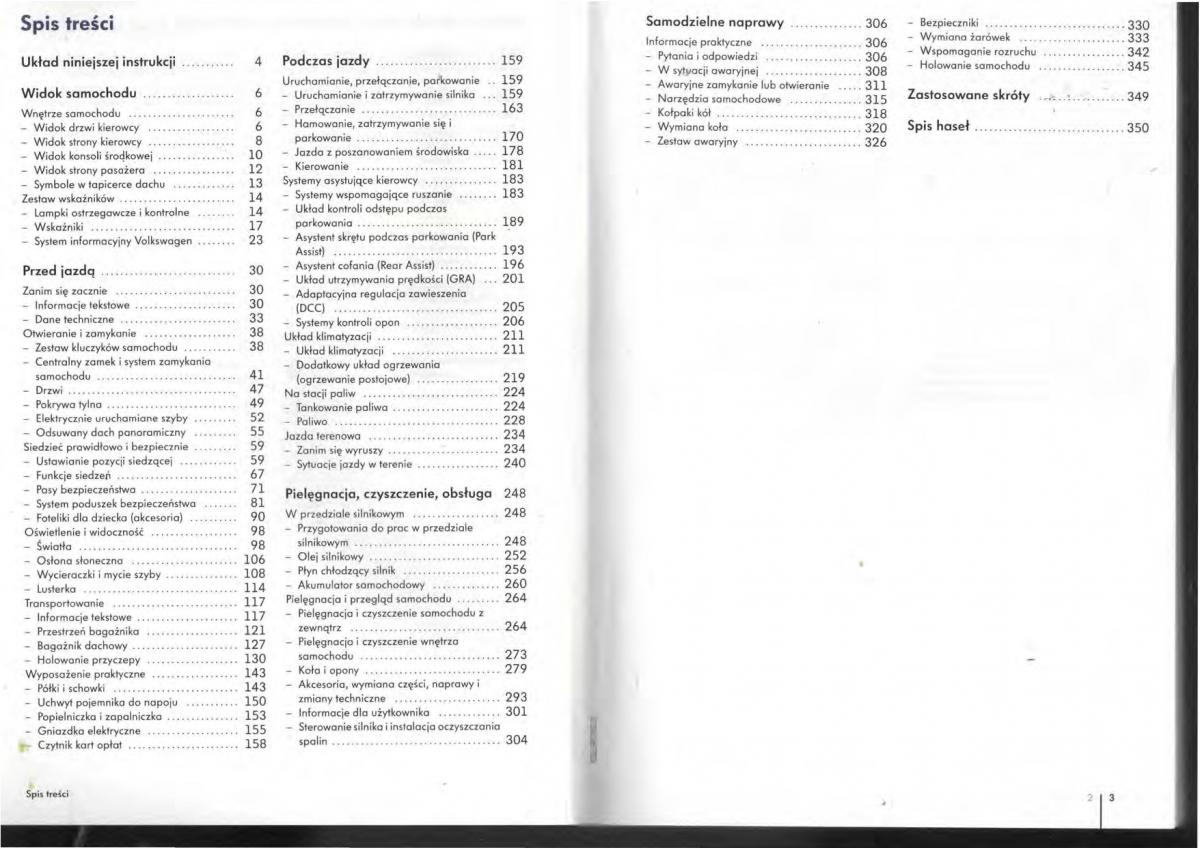 VW Tiguan I 1 instrukcja obslugi / page 3