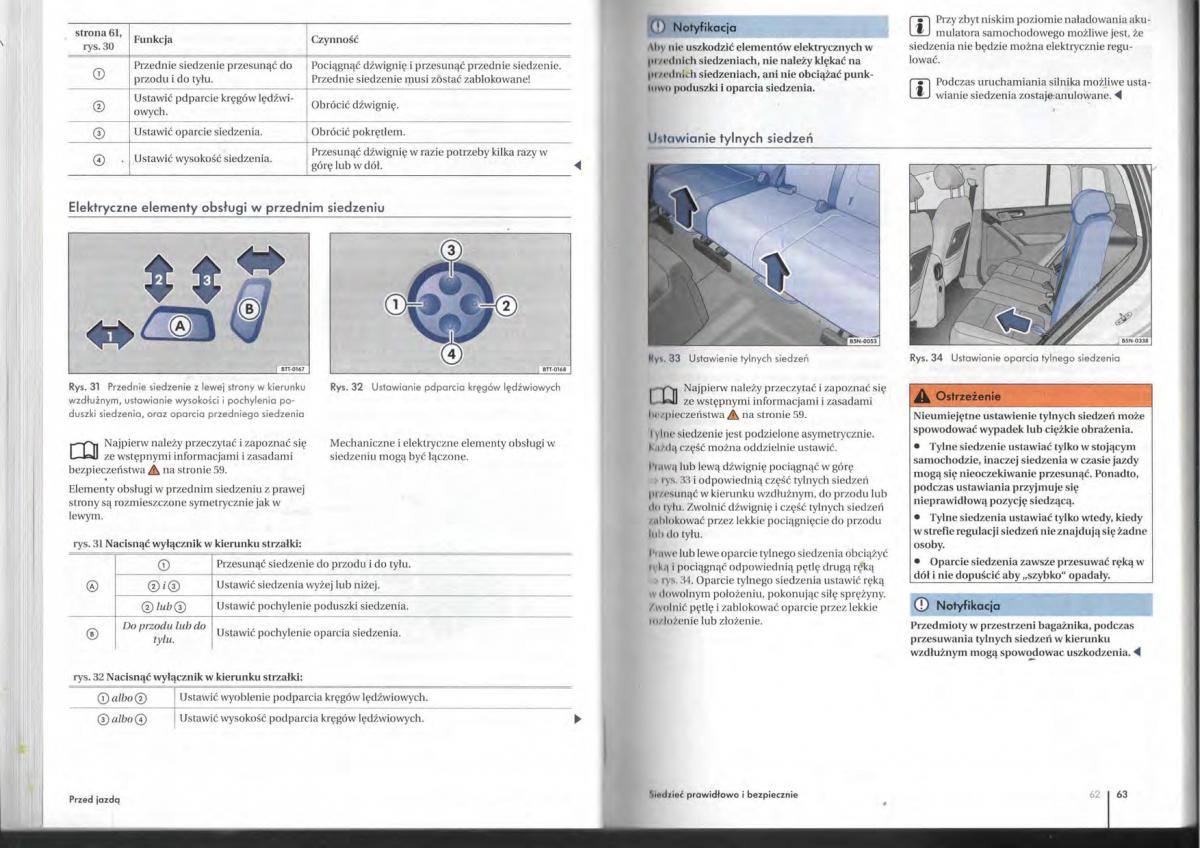 VW Tiguan I 1 instrukcja obslugi page 33 pdf