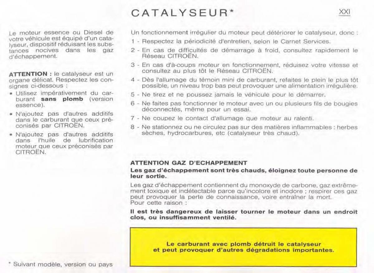 Citroen C5 FL I 1 manuel du proprietaire / page 190