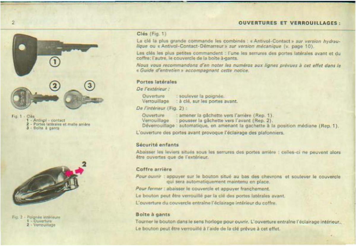 Citroen DS 21 manuel du proprietaire / page 4