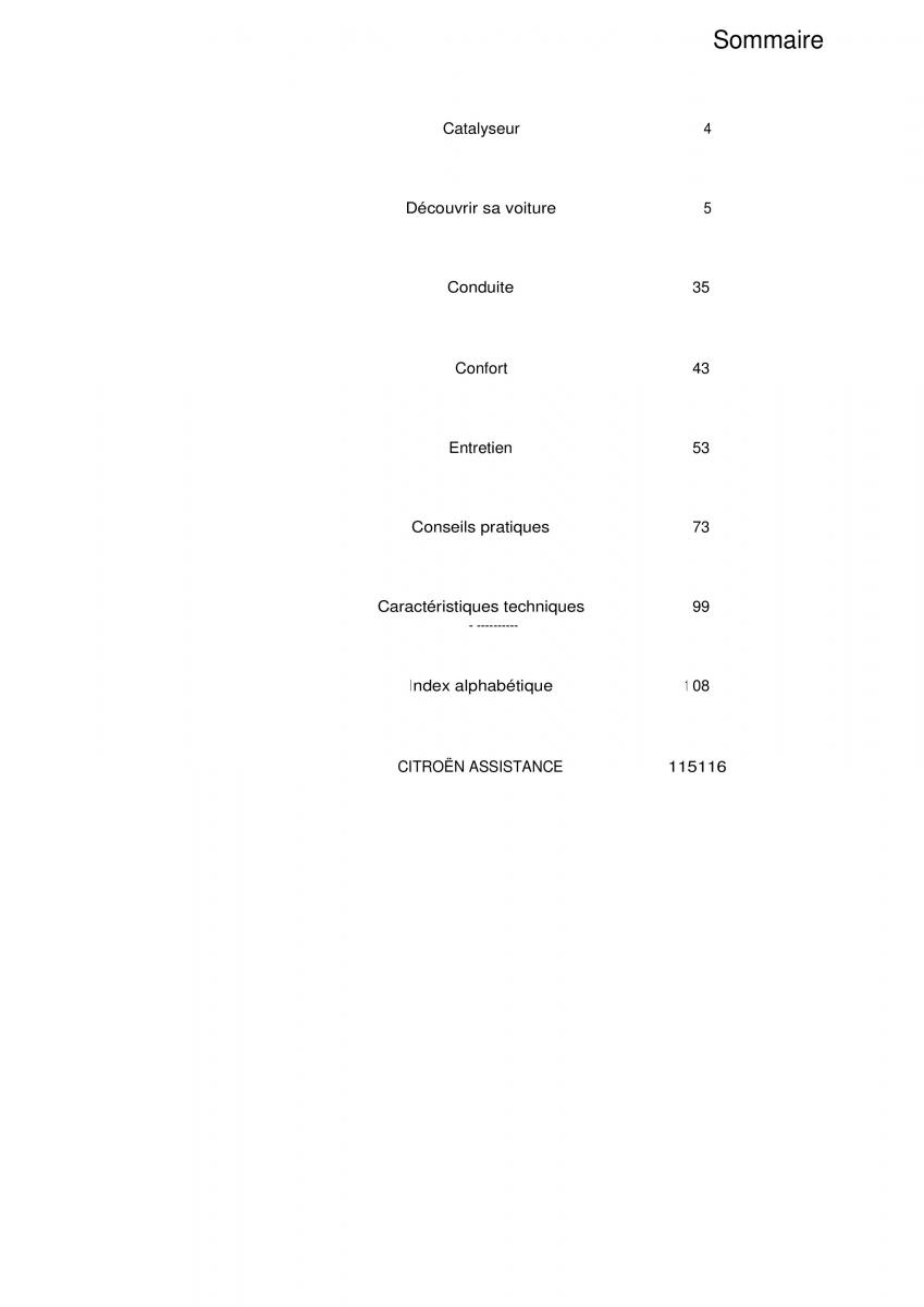 Citroen ZX manuel du proprietaire / page 3